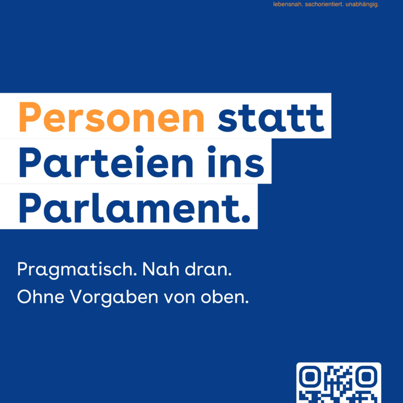 Personen statt Parteien ins Parlament