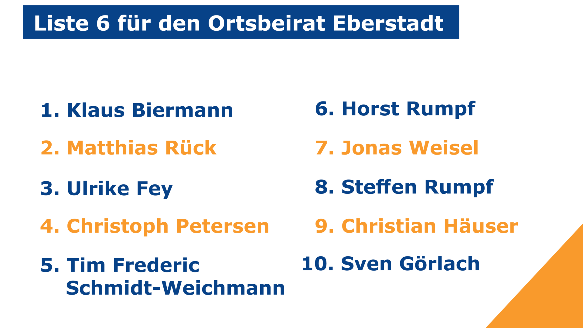Liste Ortsbeirat Eberstadt