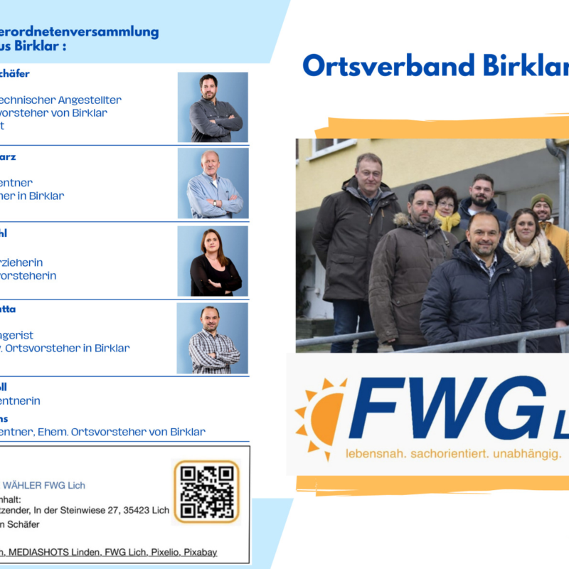 Neuer Flyer für Birklar – Informiert. Engagiert. Gemeinsam.