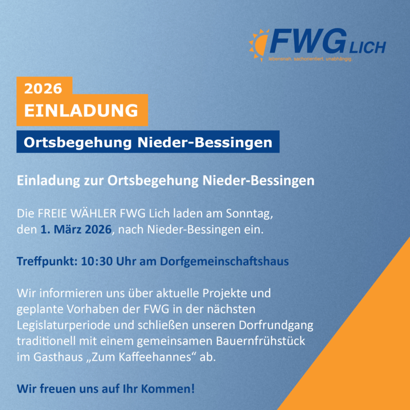 Ortsbegehung Nieder-Bessingen
