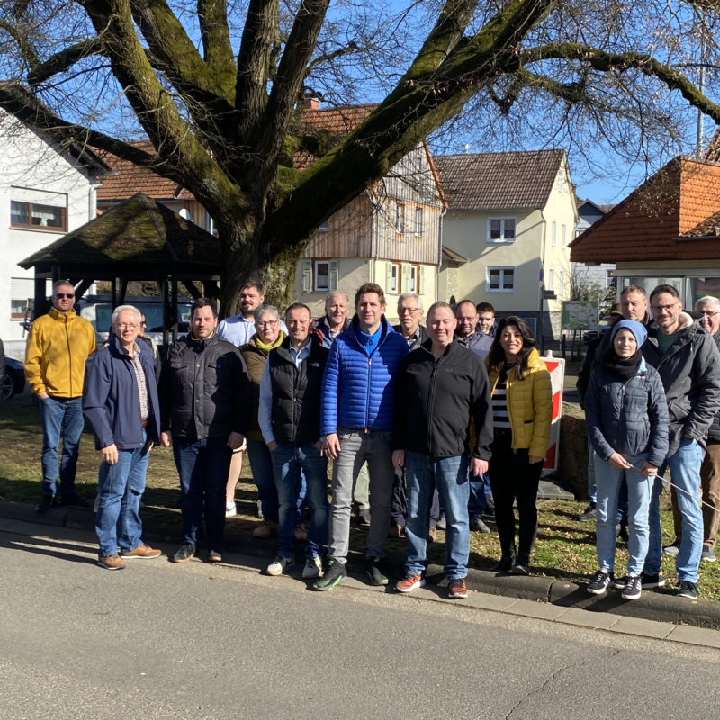 Dorfrundgang der Freien Wähler FWG Lich in Nieder‑Bessingen