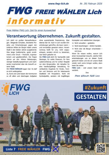 Gemeinsam für Lich – Informativ. Engagiert. Unabhängig.