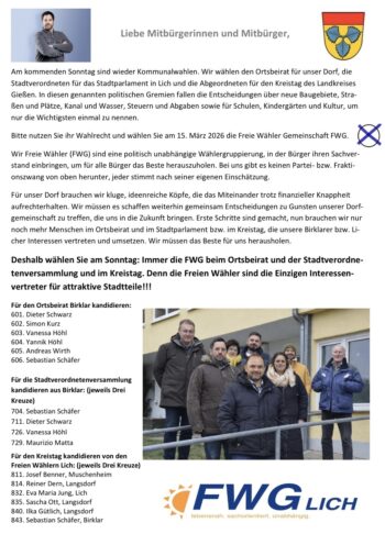 FWG Lich – Ortsverband Birklar