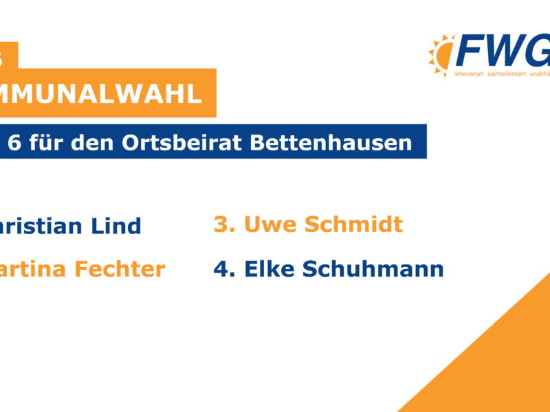 Unsere Kandidatinnen und Kandidaten – FWG Lich zur Kommunalwahl 2026